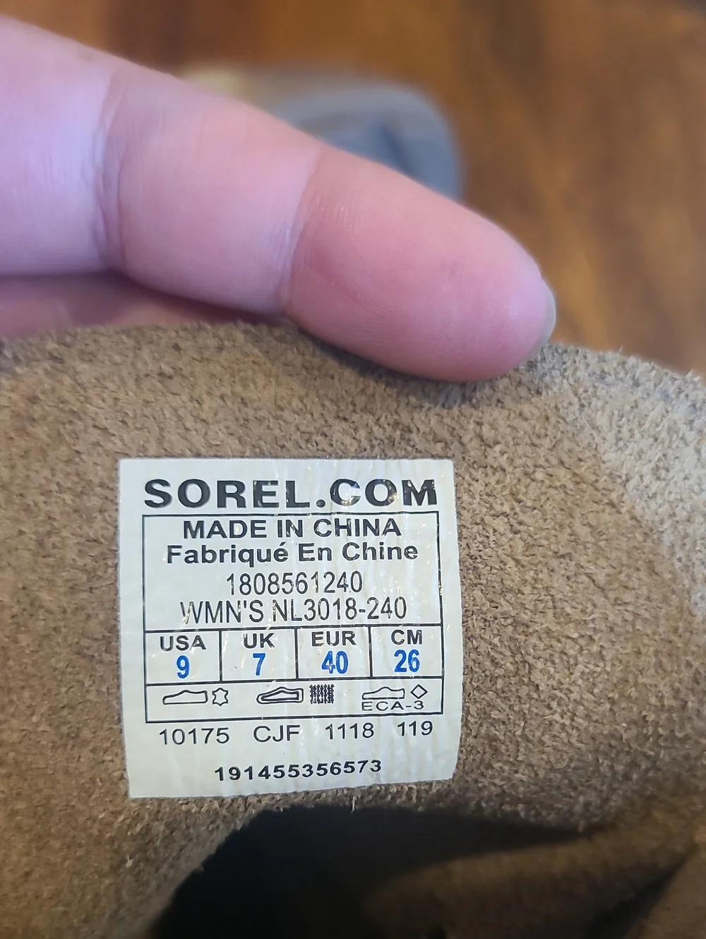 Sorel Joan of Arctic Wedge II Boots – Tan Leather Lace-Up Size 9